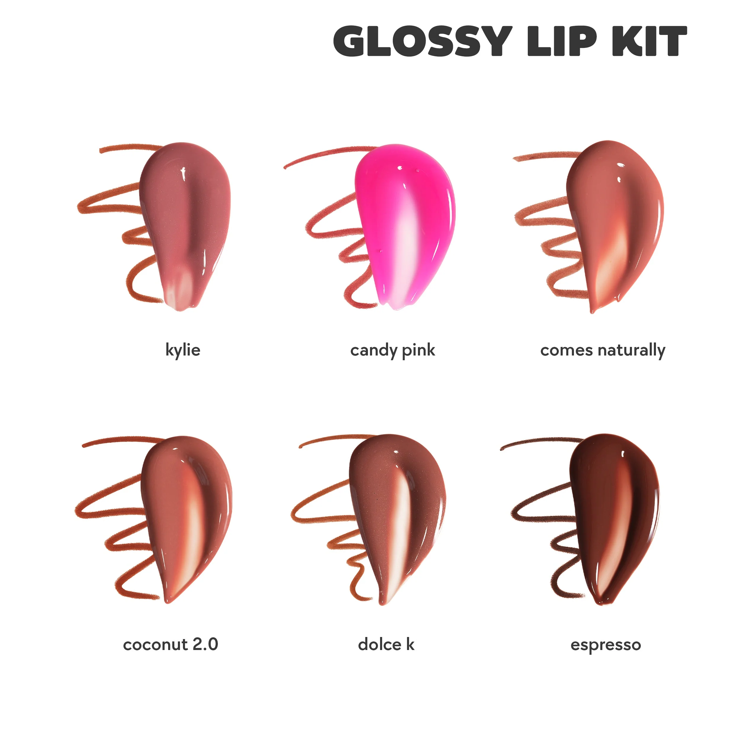 Glossy Lip Kit & Skin Tint Blurring Elixir-duo