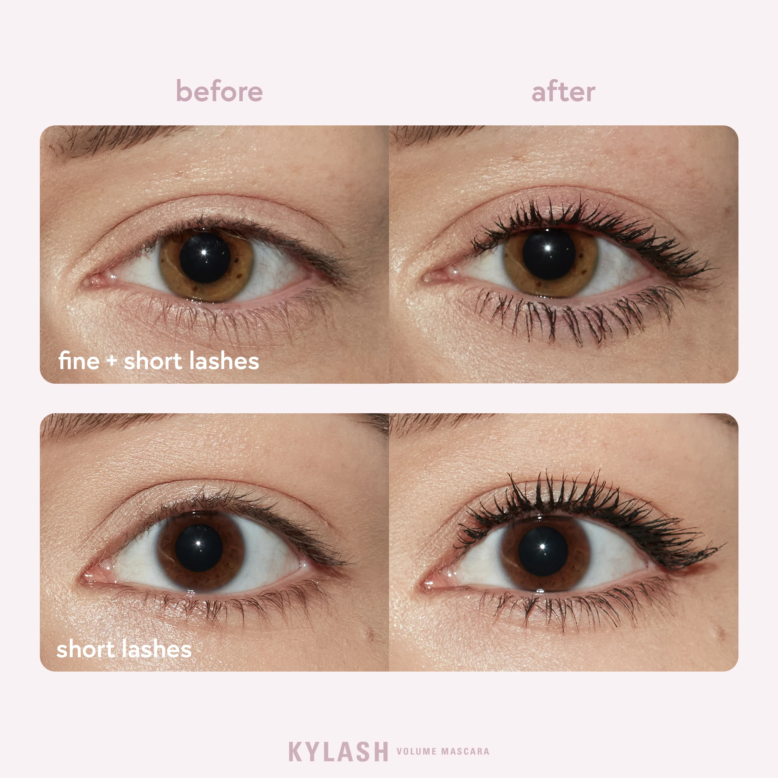 Mini Mascara Volume Kylash per Sollevamento e Curvatura