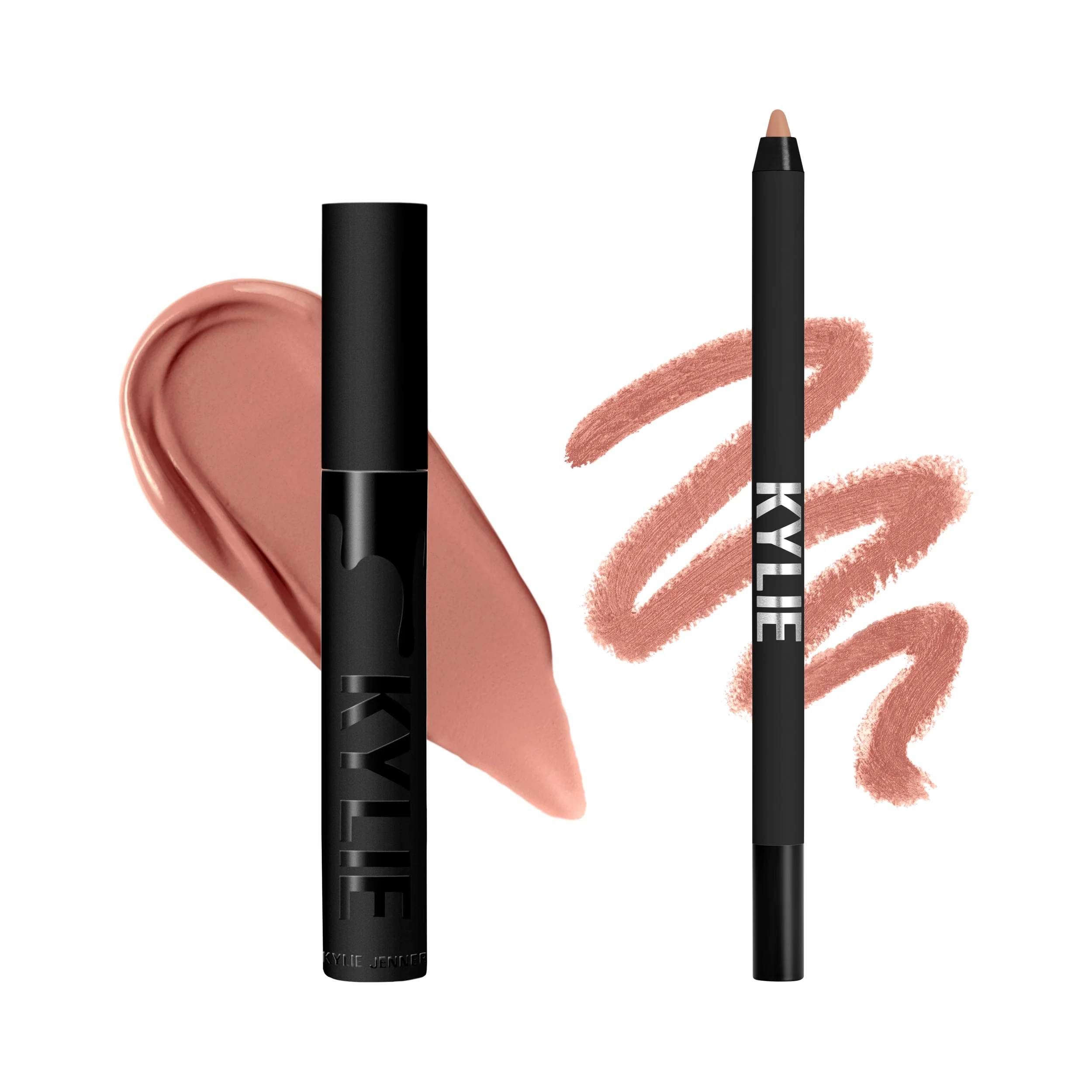 Matt-Lippenset mit Liquid-Lippenstift und Lippenkonturenstift als Duo