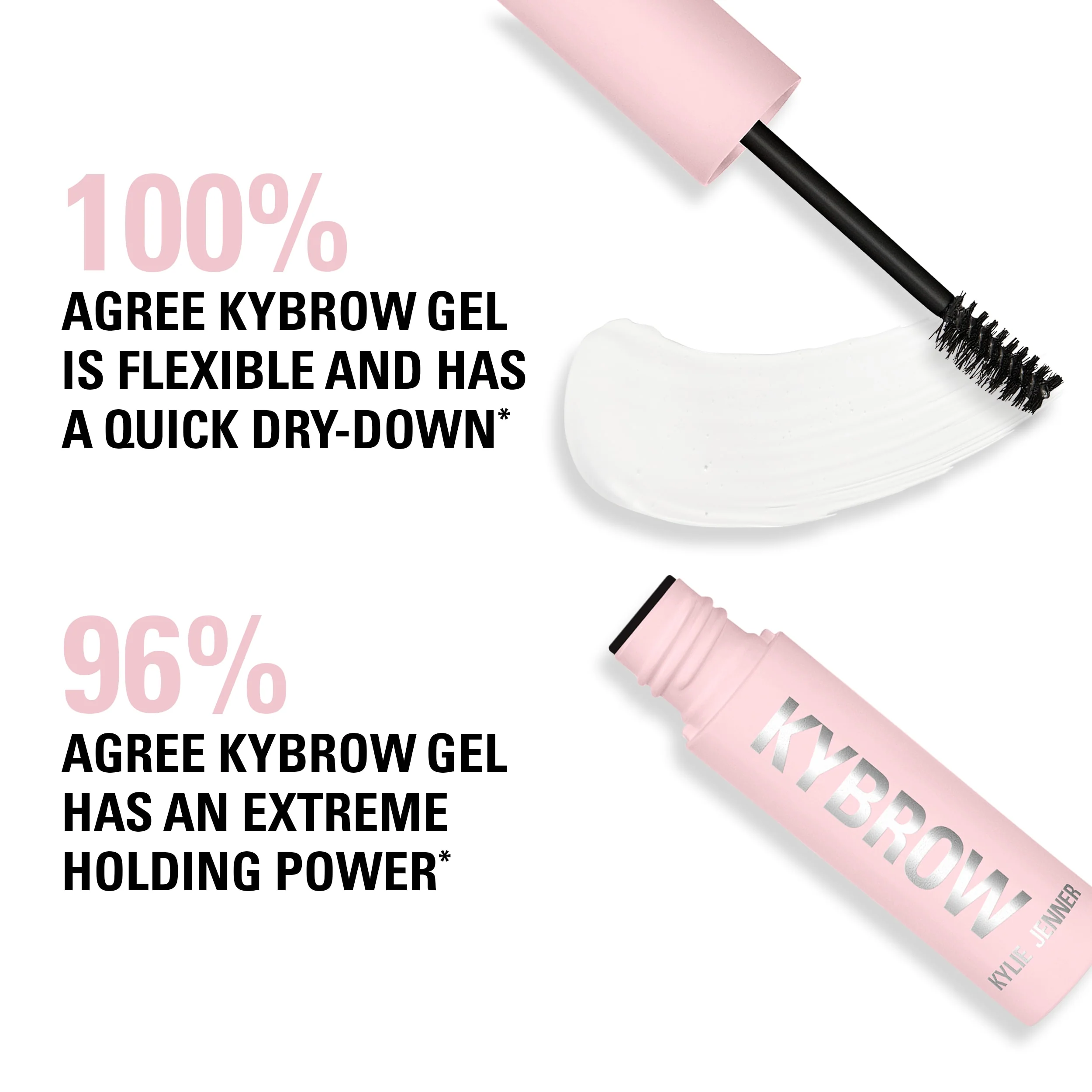 Kybrow Gel Clear Brow Setting Gel for Natural Brows
