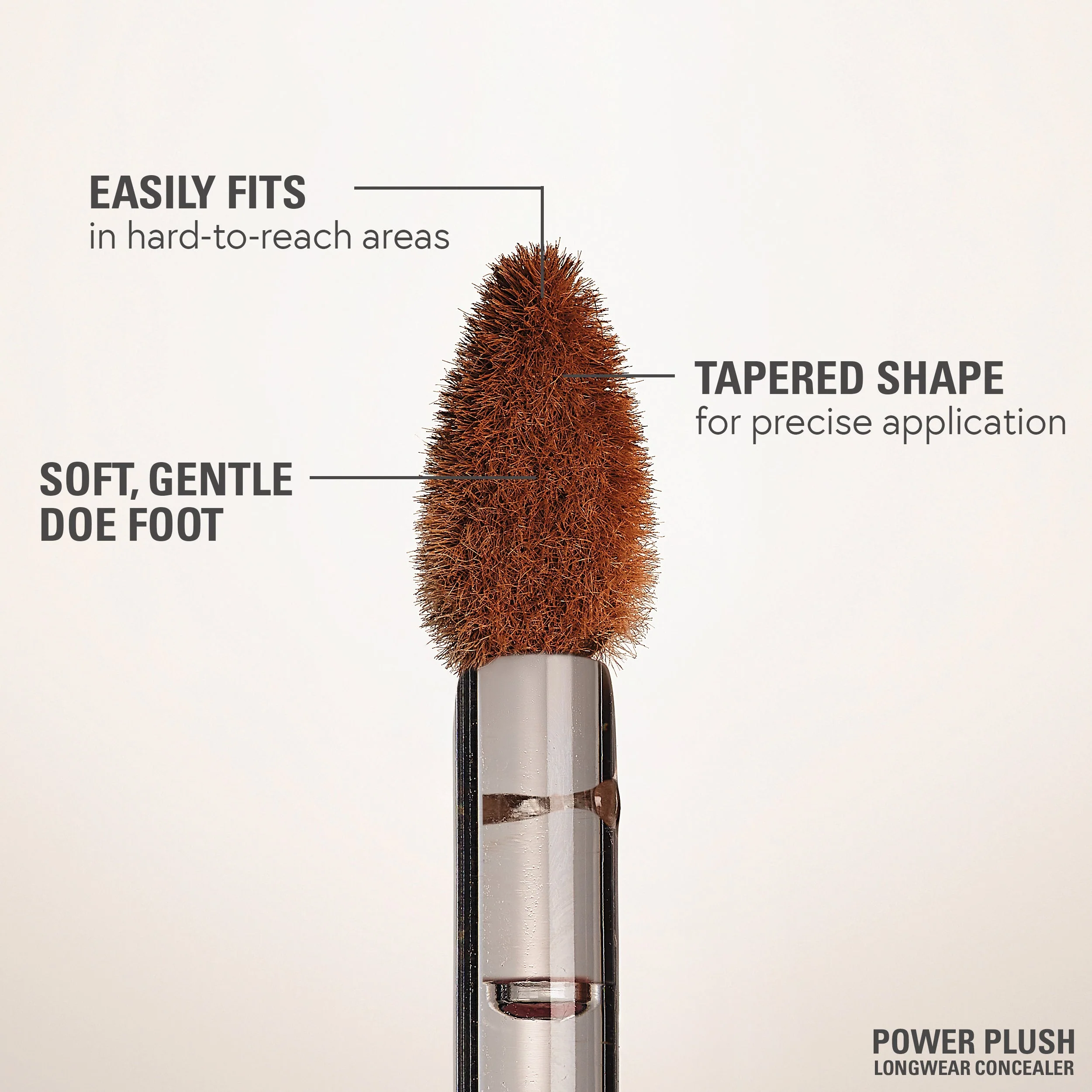 Power Plush Longwear Concealer til Opklaring og Konturering