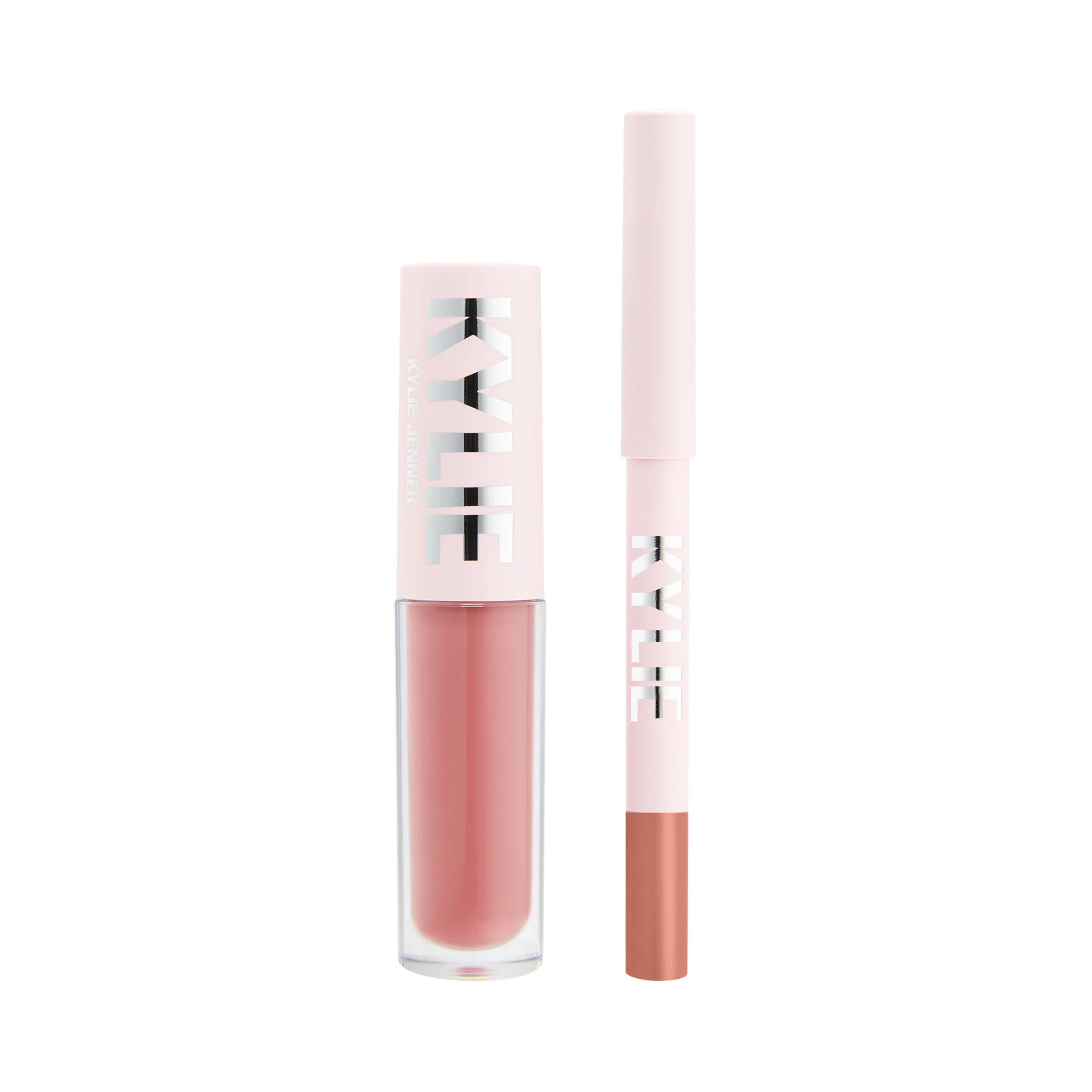 Mini Matte Lip Kit in Shade Kylie with Lip Liner and Liquid Lipstick